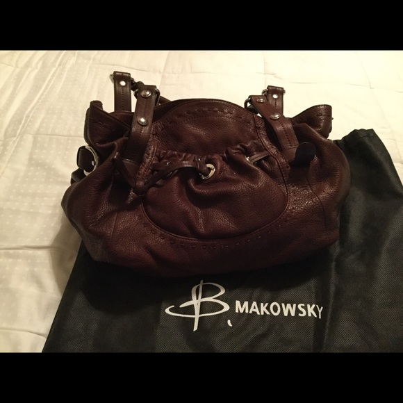 B Makowsky Handbags - genuine leather handbag, b makowsky
